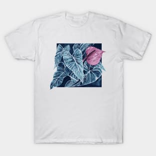 Anthuriums in lilac ink T-Shirt